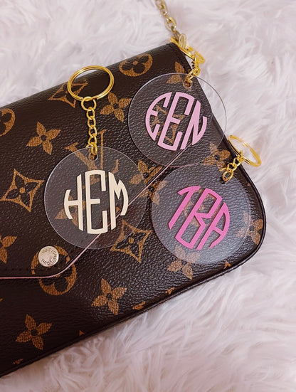 Monogram Key Chain