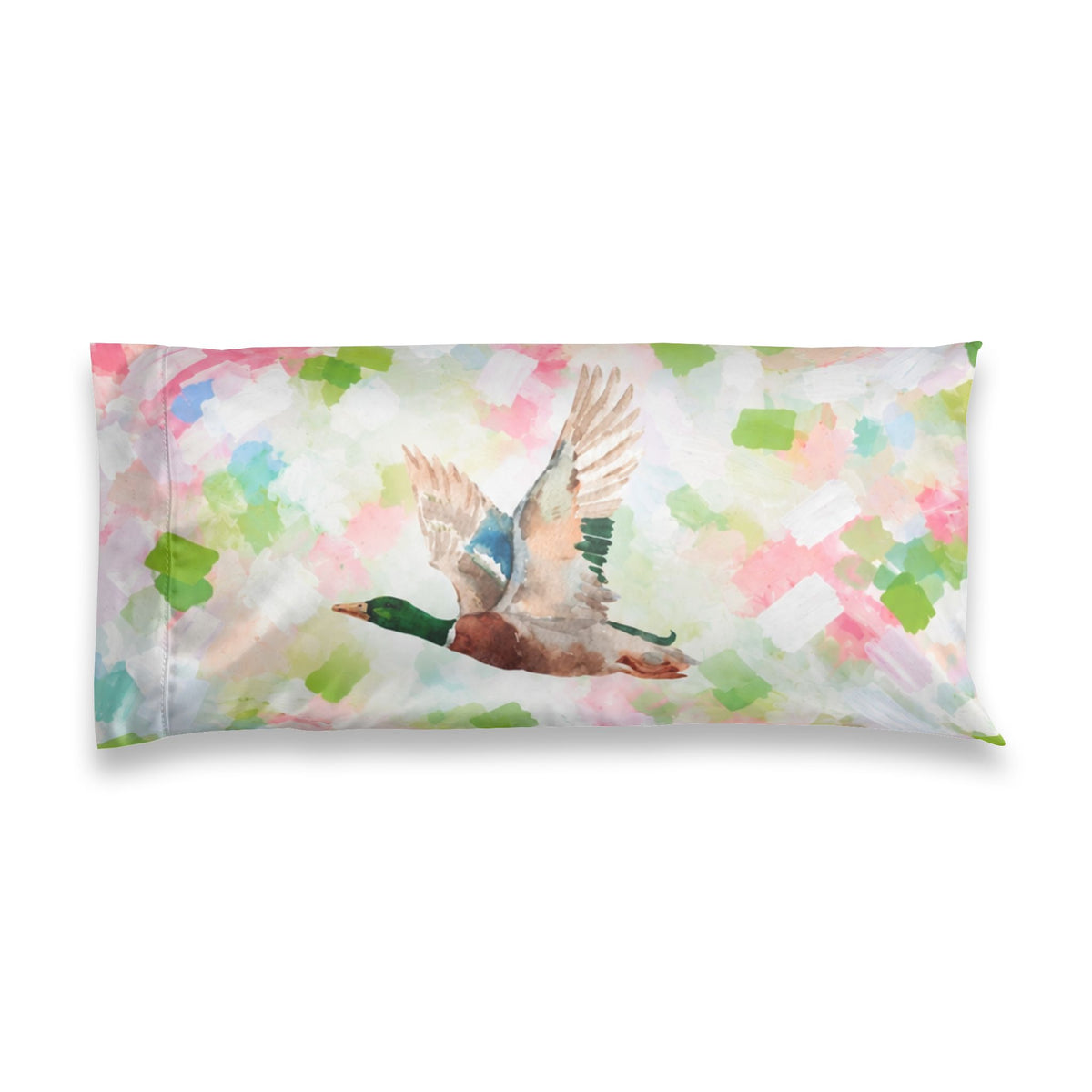 Mallard Duck Confetti - Satin Pillowcase (Long Body Pillow)
