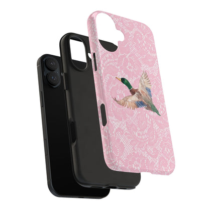 Pink Lace Mallard Phone Case
