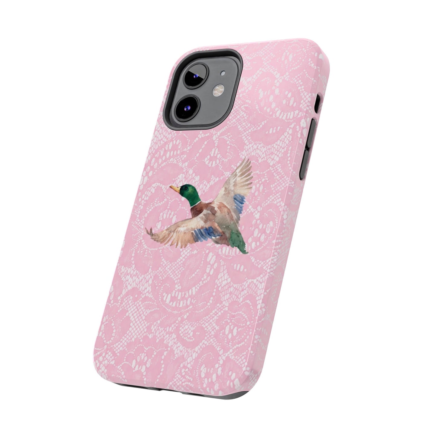 Pink Lace Mallard Phone Case