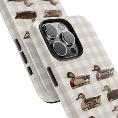 The Decoy Phone Case – Vintage Waterfowl Pattern