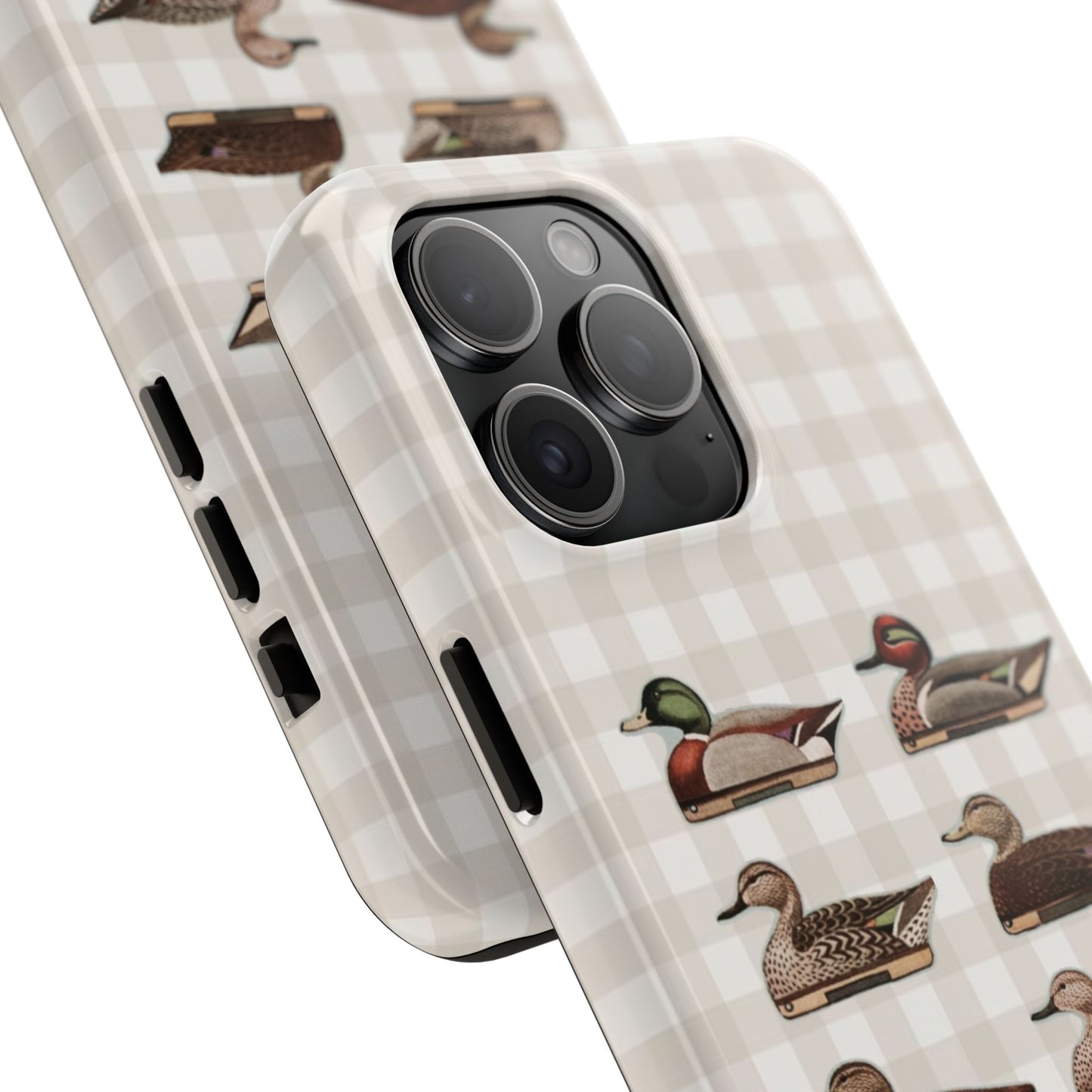 The Decoy Phone Case – Vintage Waterfowl Pattern