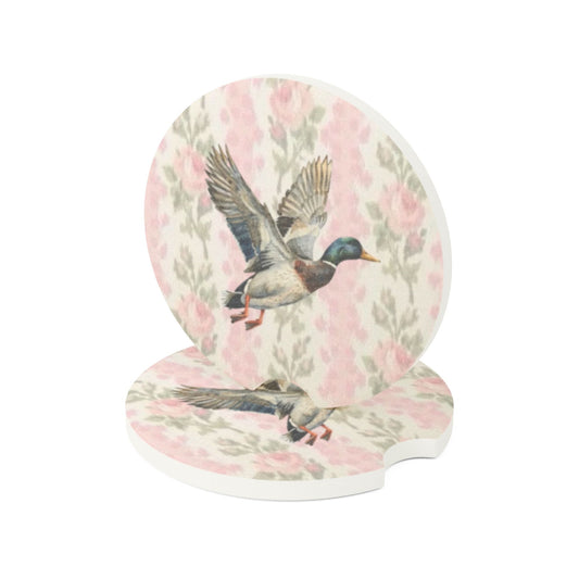 LSF Mallard Car Coasters - Ceramic