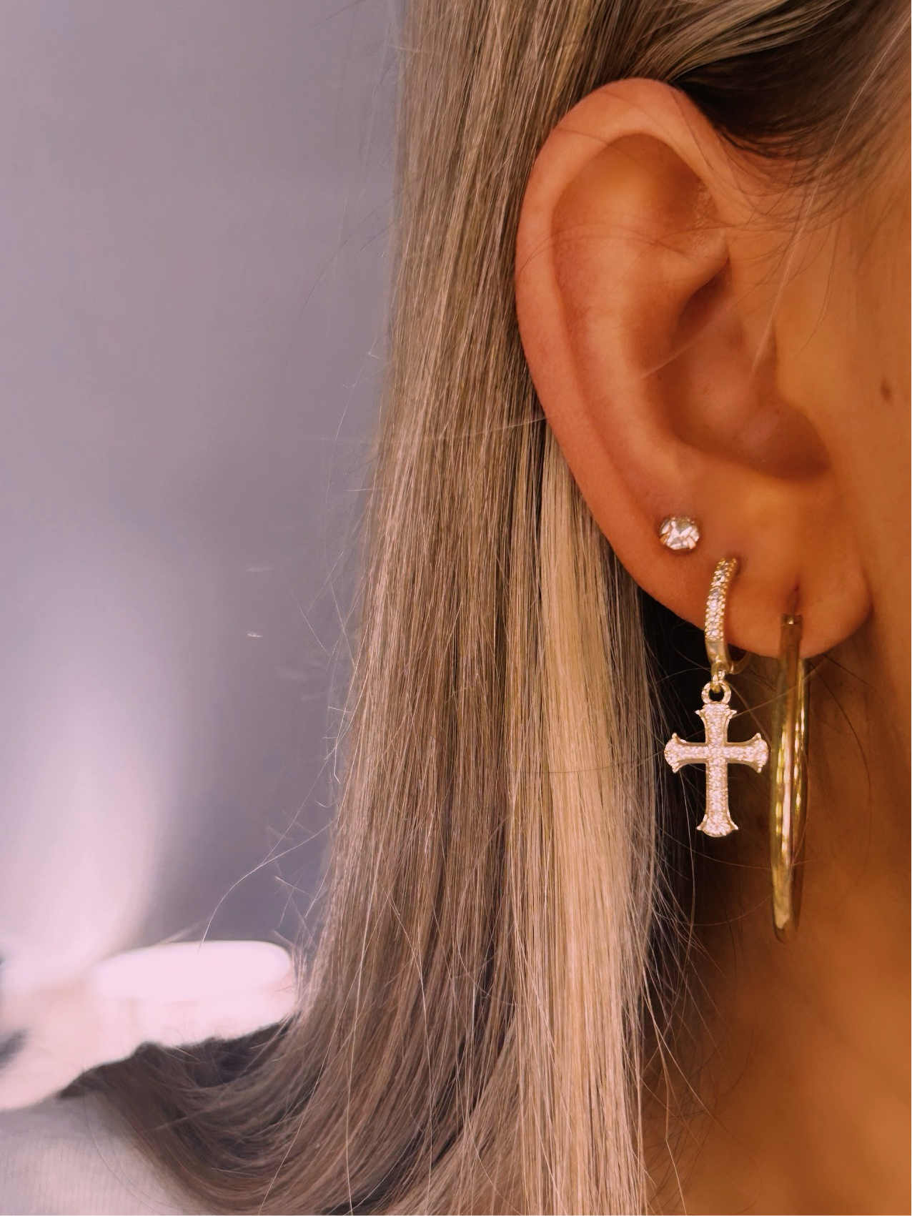 Cross Me Earrings