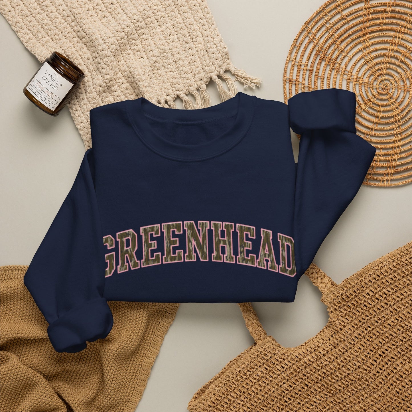 Greenhead Crewneck - Bottomland Camo