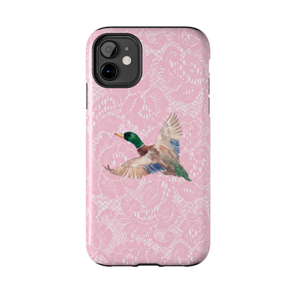 Pink Lace Mallard Phone Case