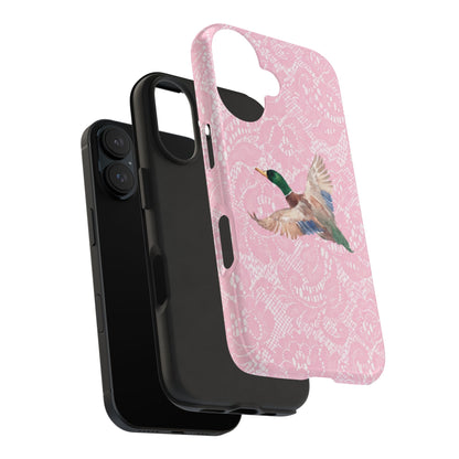 Pink Lace Mallard Phone Case