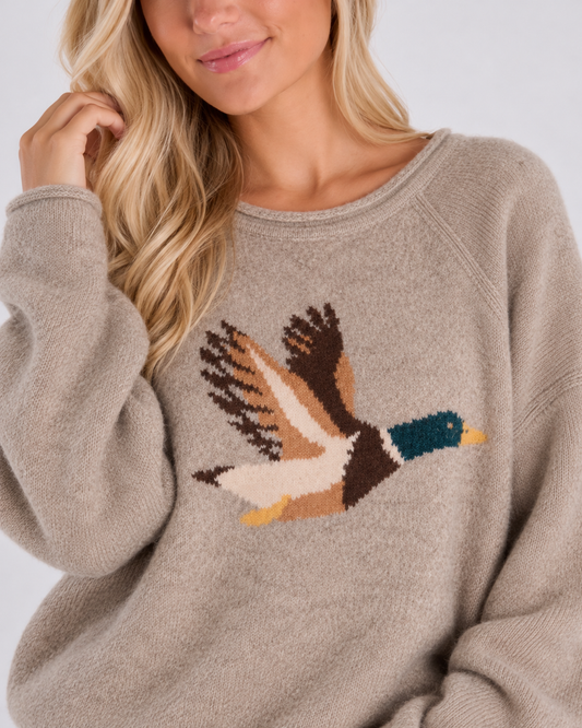 Mallard In Flight Sweater
