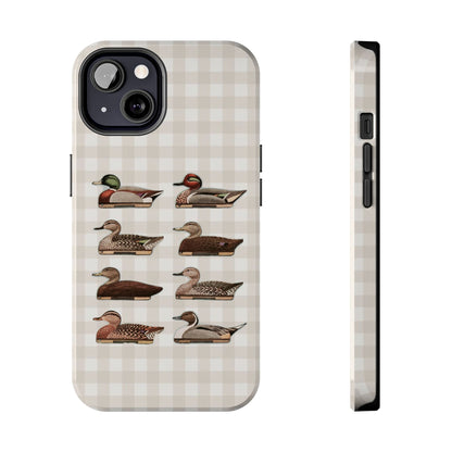The Decoy Phone Case – Vintage Waterfowl Pattern