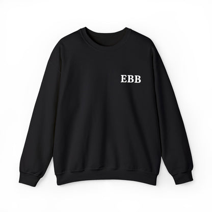 Custom Monogram Embroidery Sweatshirt — Classic White