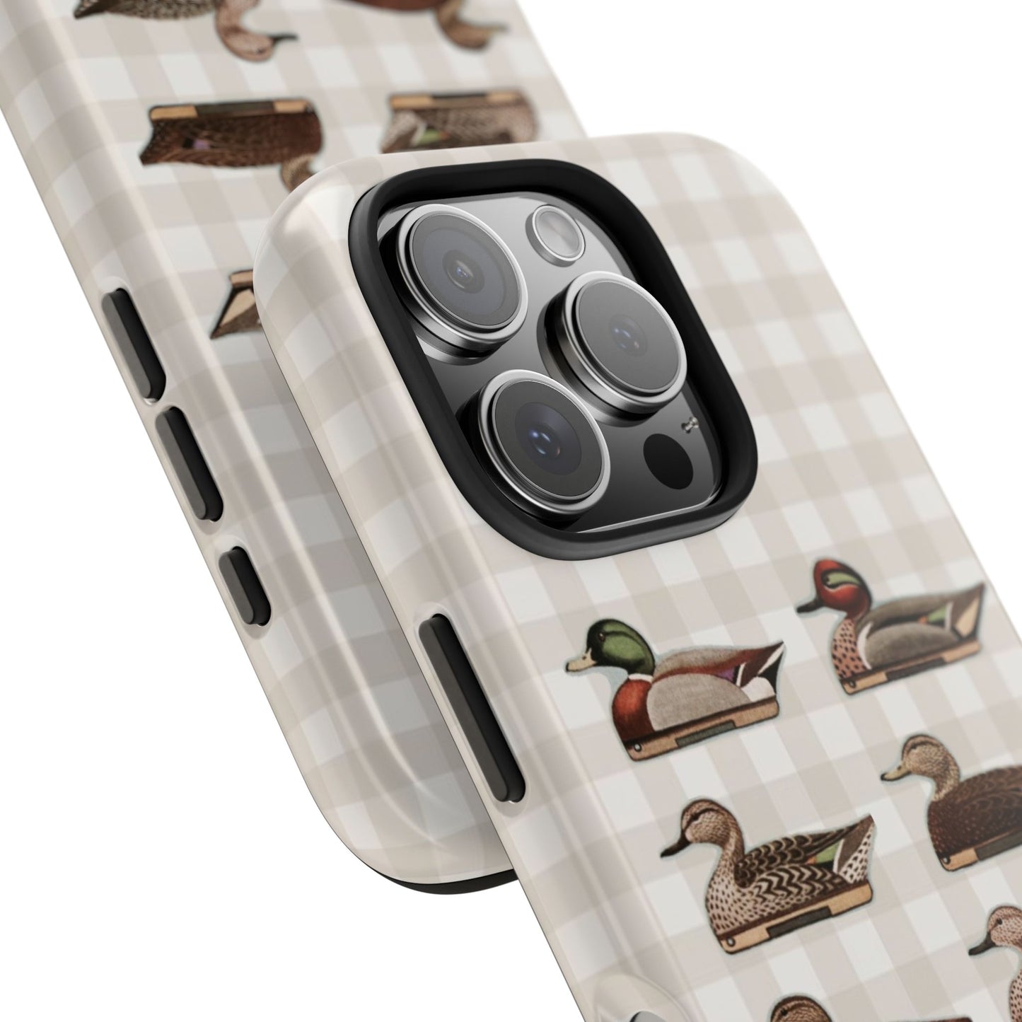The Decoy Phone Case – Vintage Waterfowl Pattern