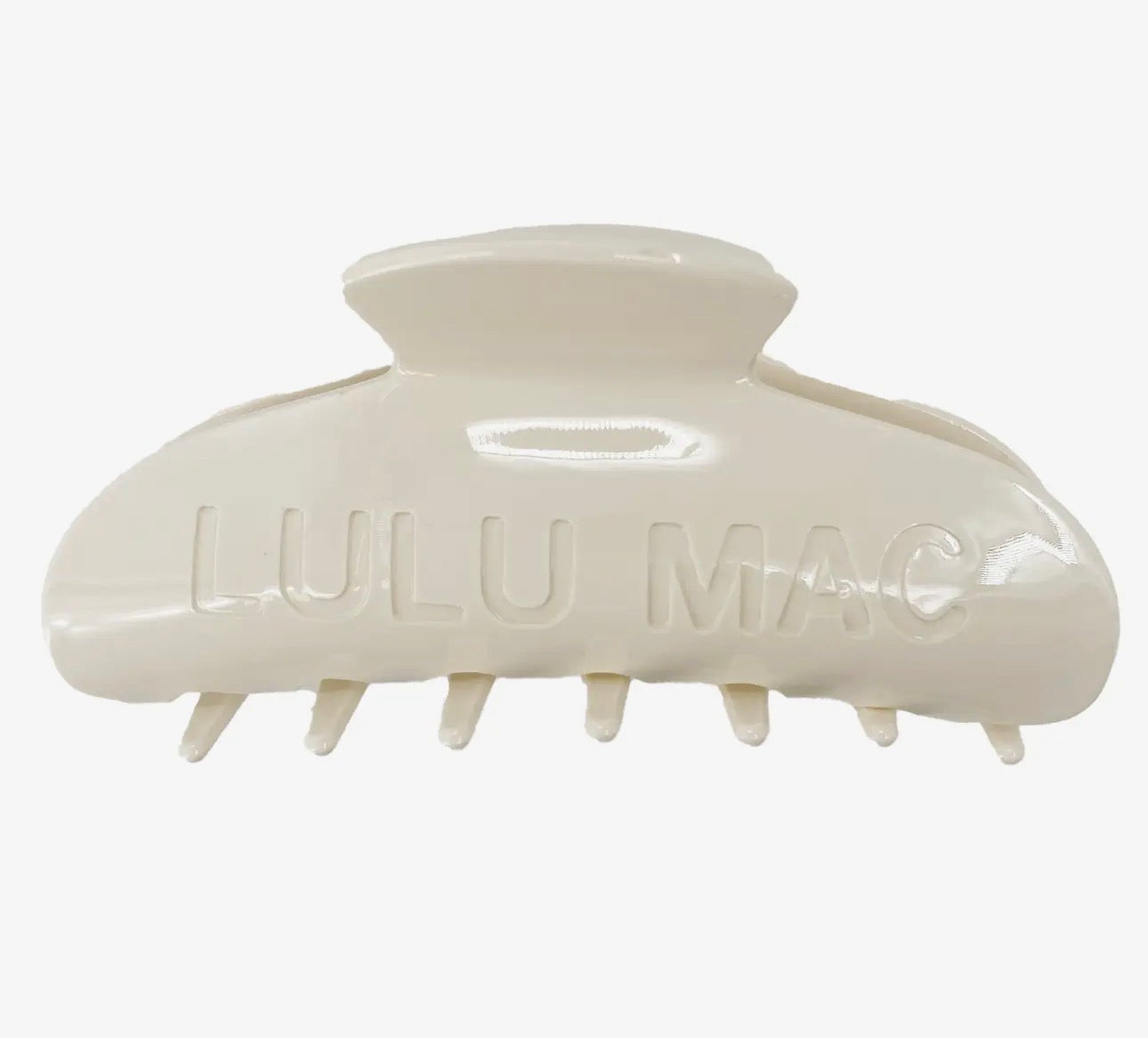 Lulu Mac Claw Clip - Ivory