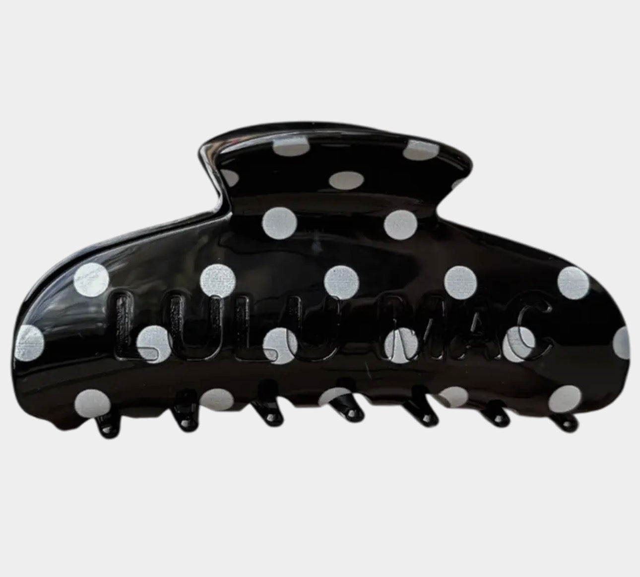 Lulu Mac Claw Clip - Black/White