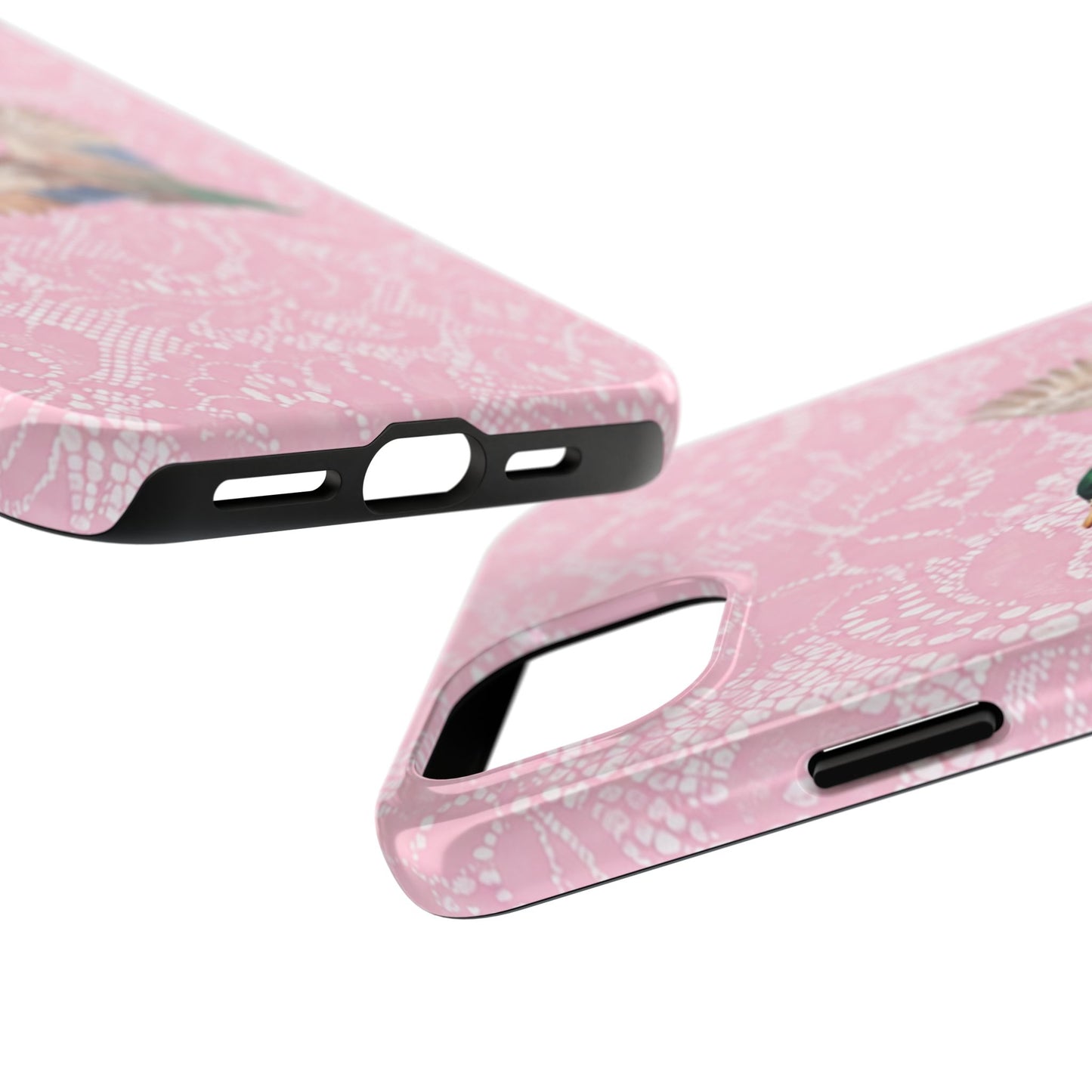 Pink Lace Mallard Phone Case