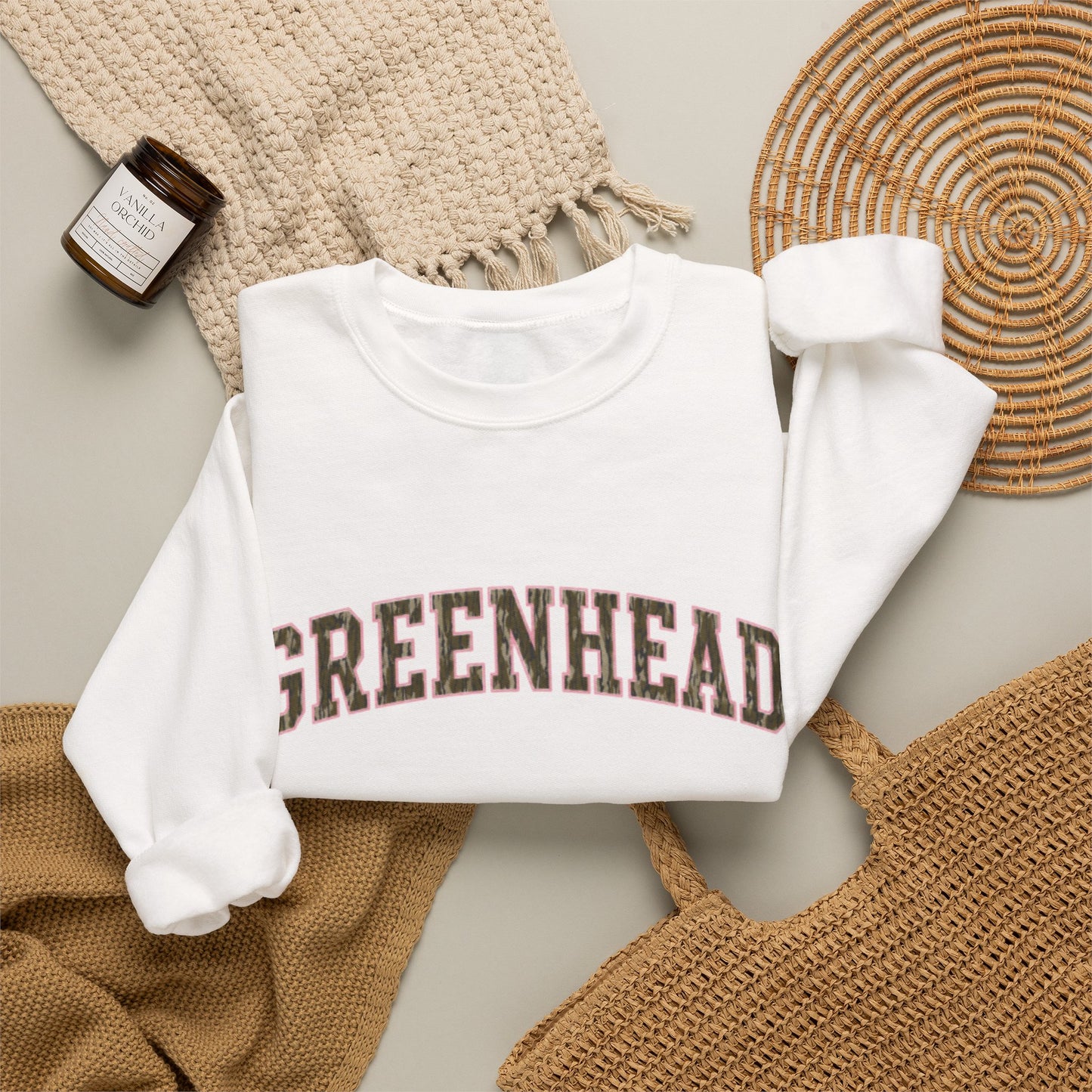 Greenhead Crewneck - Bottomland Camo