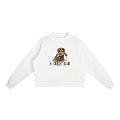 Greenhead Outfitters Chocolate Lab Mock-Neck