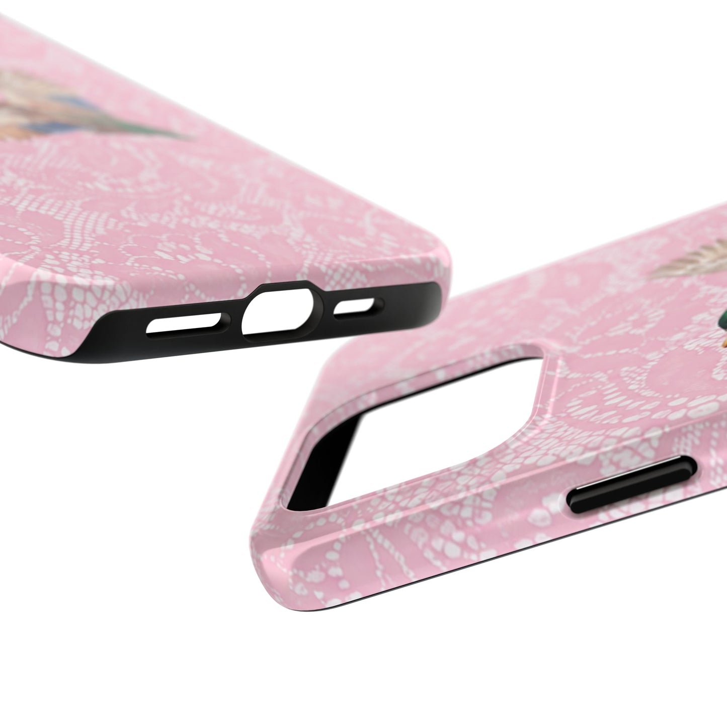 Pink Lace Mallard Phone Case