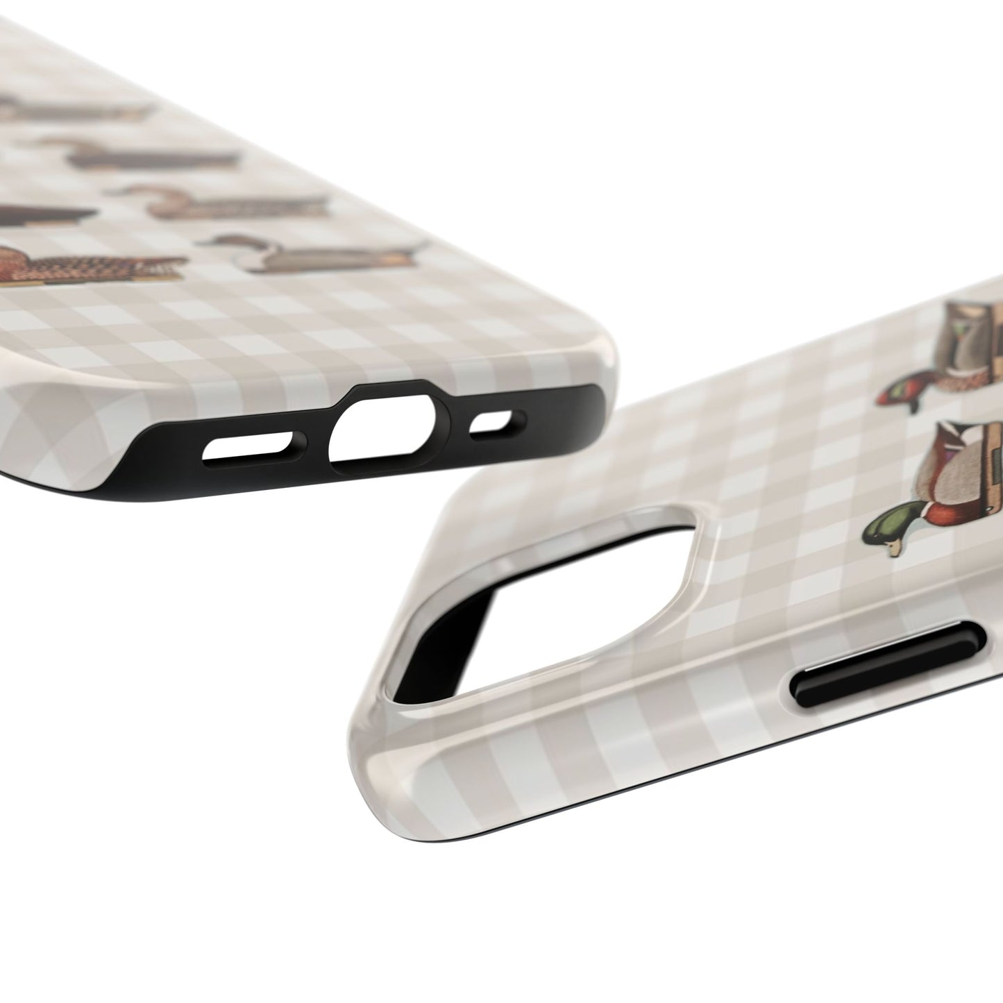 The Decoy Phone Case – Vintage Waterfowl Pattern