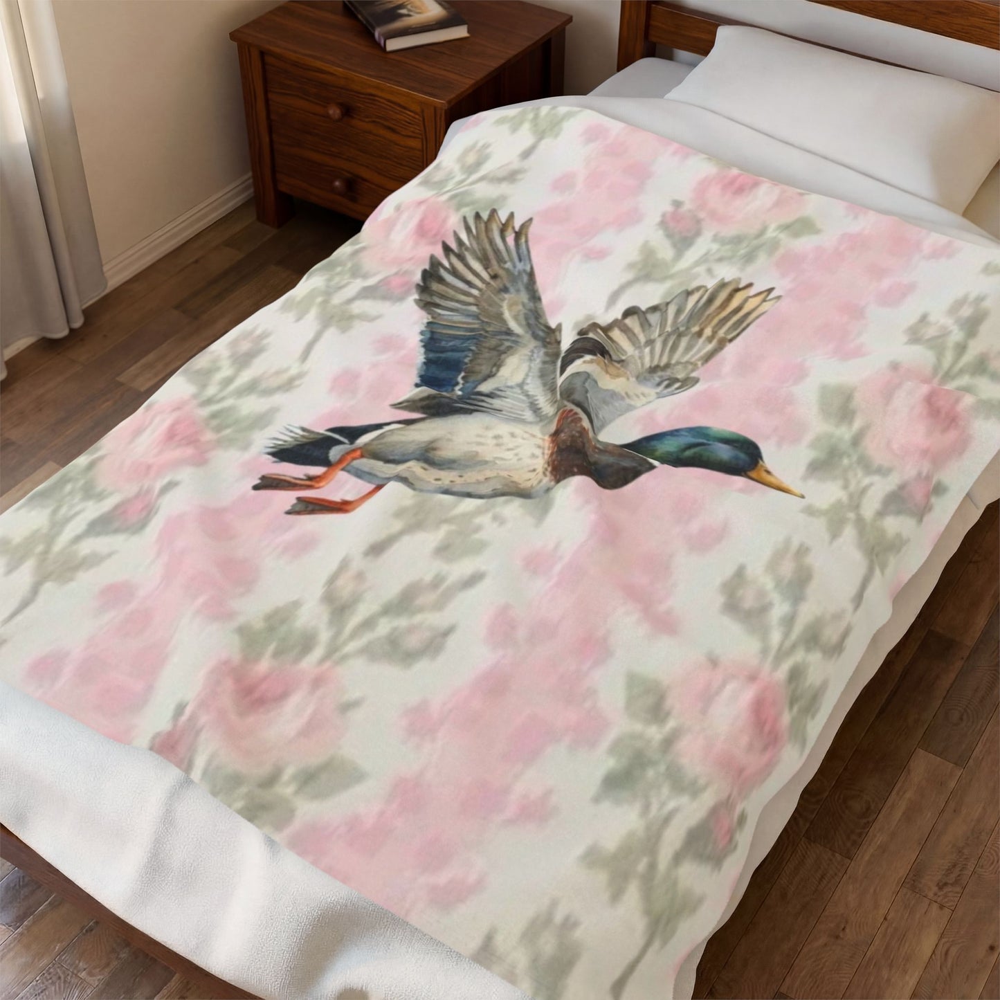 LSF Mallard Plush Throw Blanket