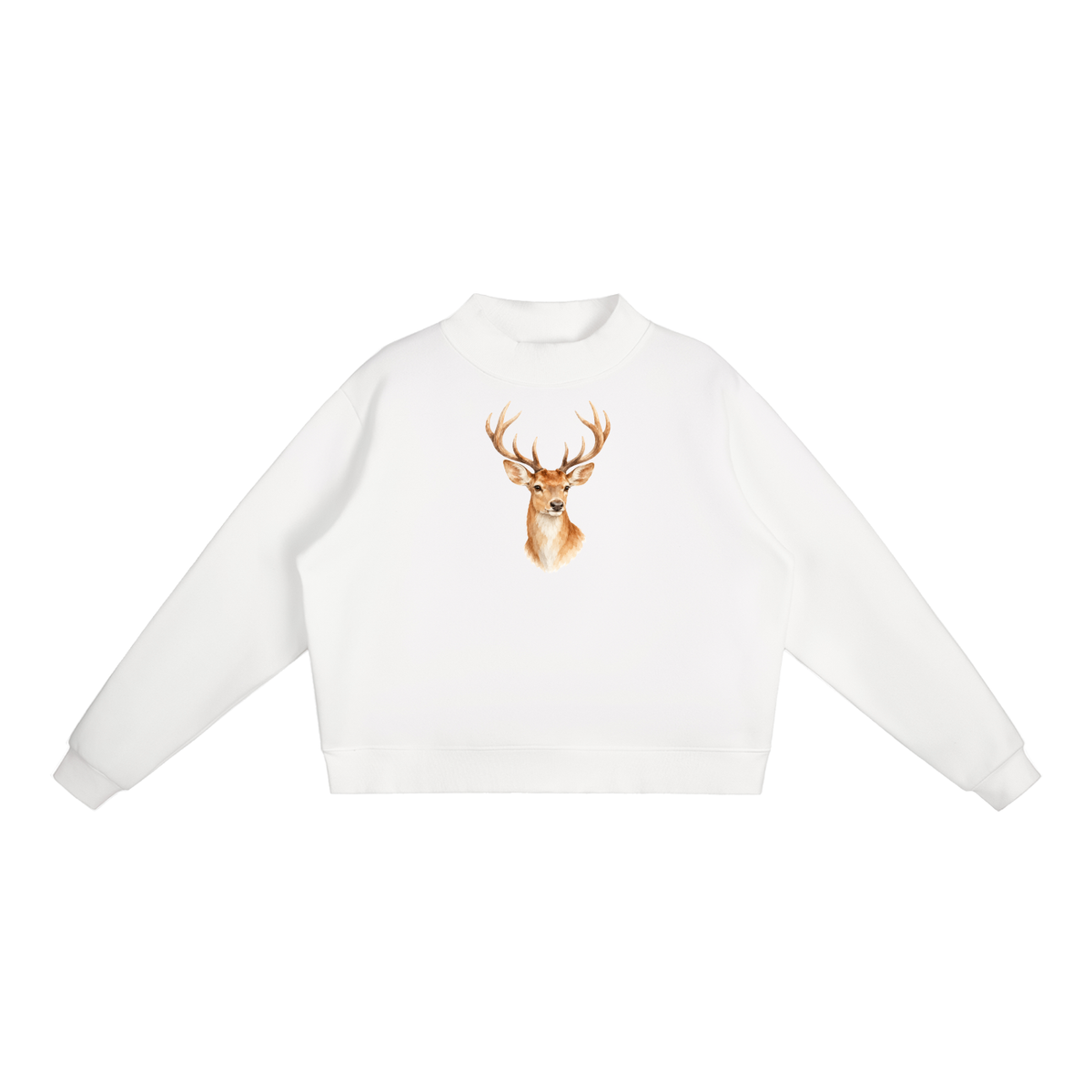 Deer Mock-Neck