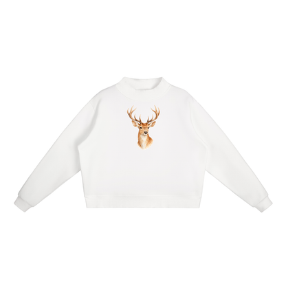 Deer Mock-Neck