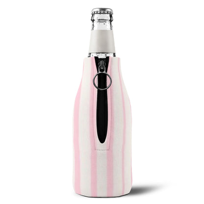 Big Rock Marlin — Pink Zip-Up Insulated Koozie