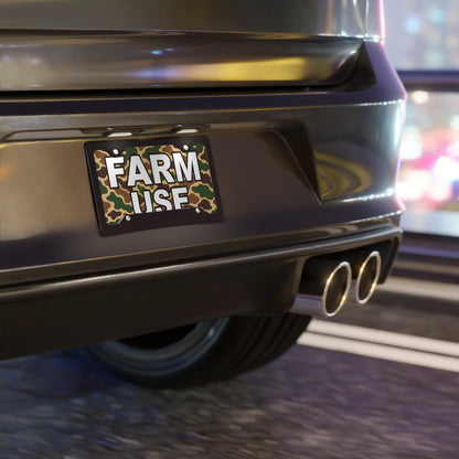 FARM USE Camouflage Plate