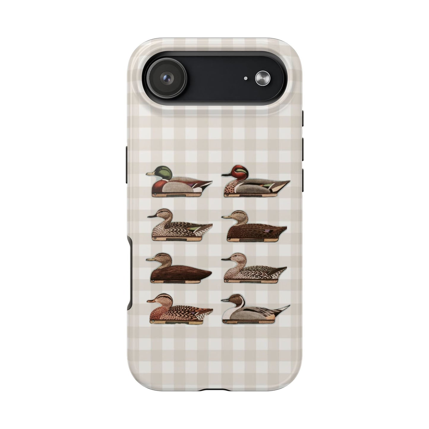 The Decoy Phone Case – Vintage Waterfowl Pattern