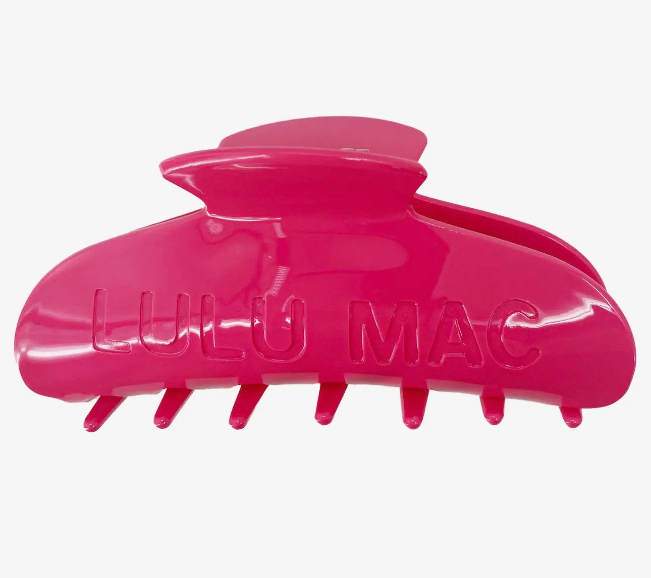 Lulu Mac Claw Clip - Hot Pink
