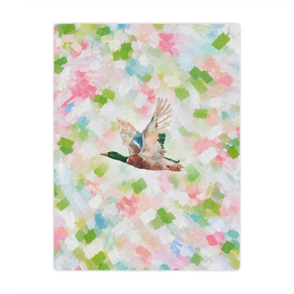Mallard Duck Confetti Minky Blanket