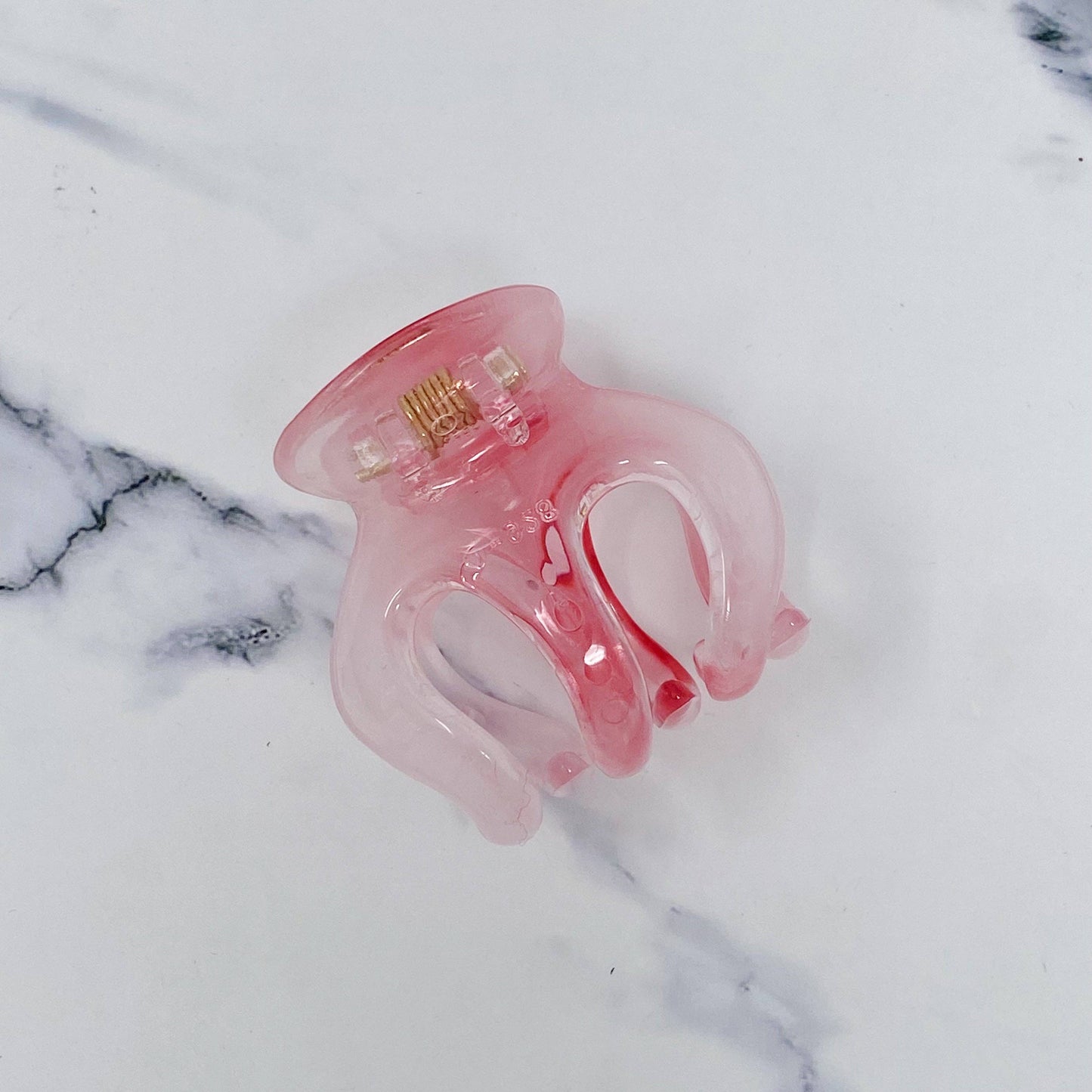 Beach Side Mini Hair Claw: Strawberry