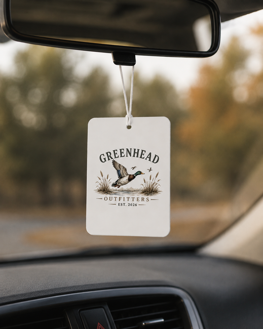Greenhead Outfitters Felt Freshie - White