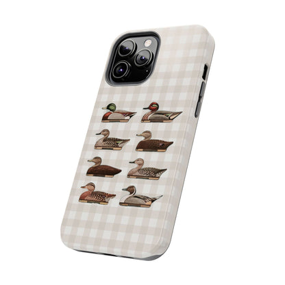 The Decoy Phone Case – Vintage Waterfowl Pattern