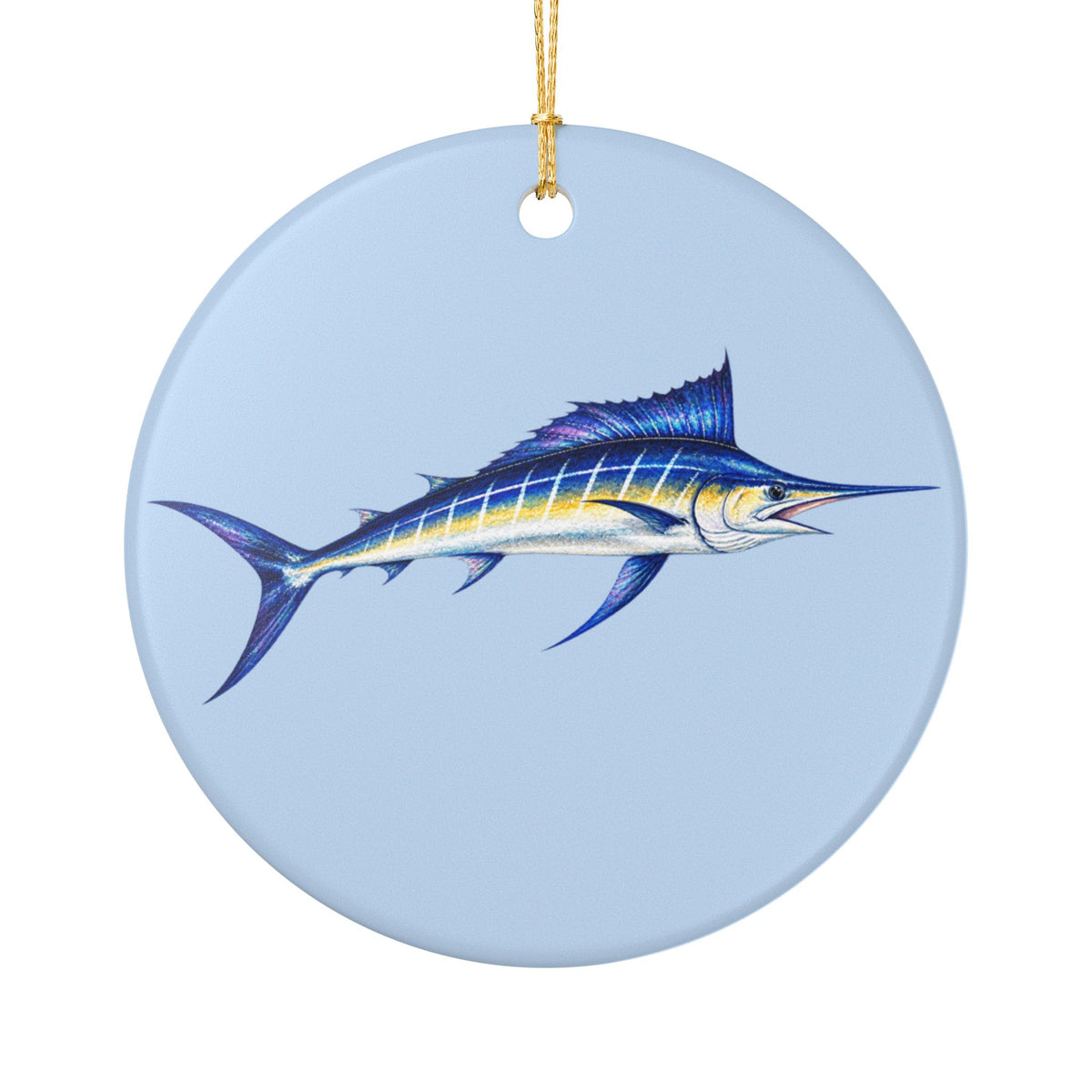 Ceramic Ornament - Marlin Fish