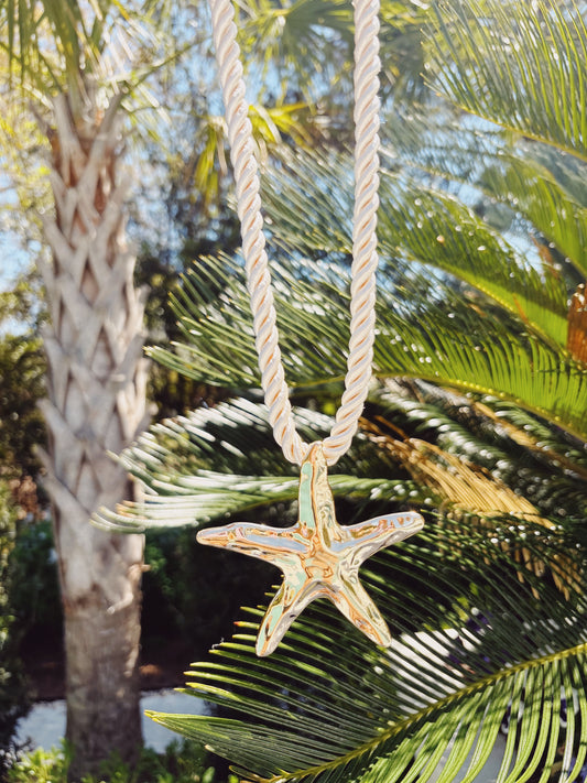 Rope Starfish Necklace
