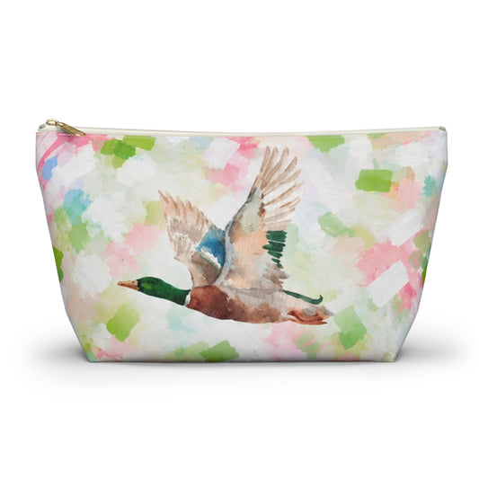 Mallard Duck Confetti Cosmetic Pouch