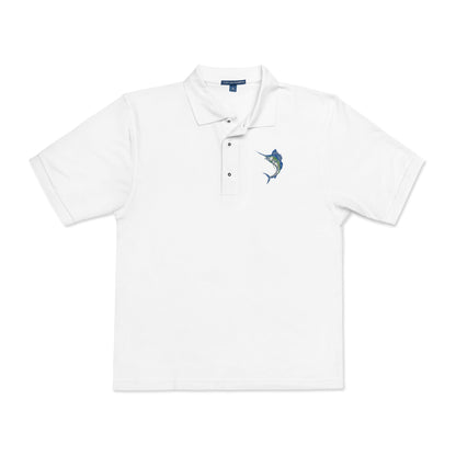Men's Embroidered Marlin Polo Shirt