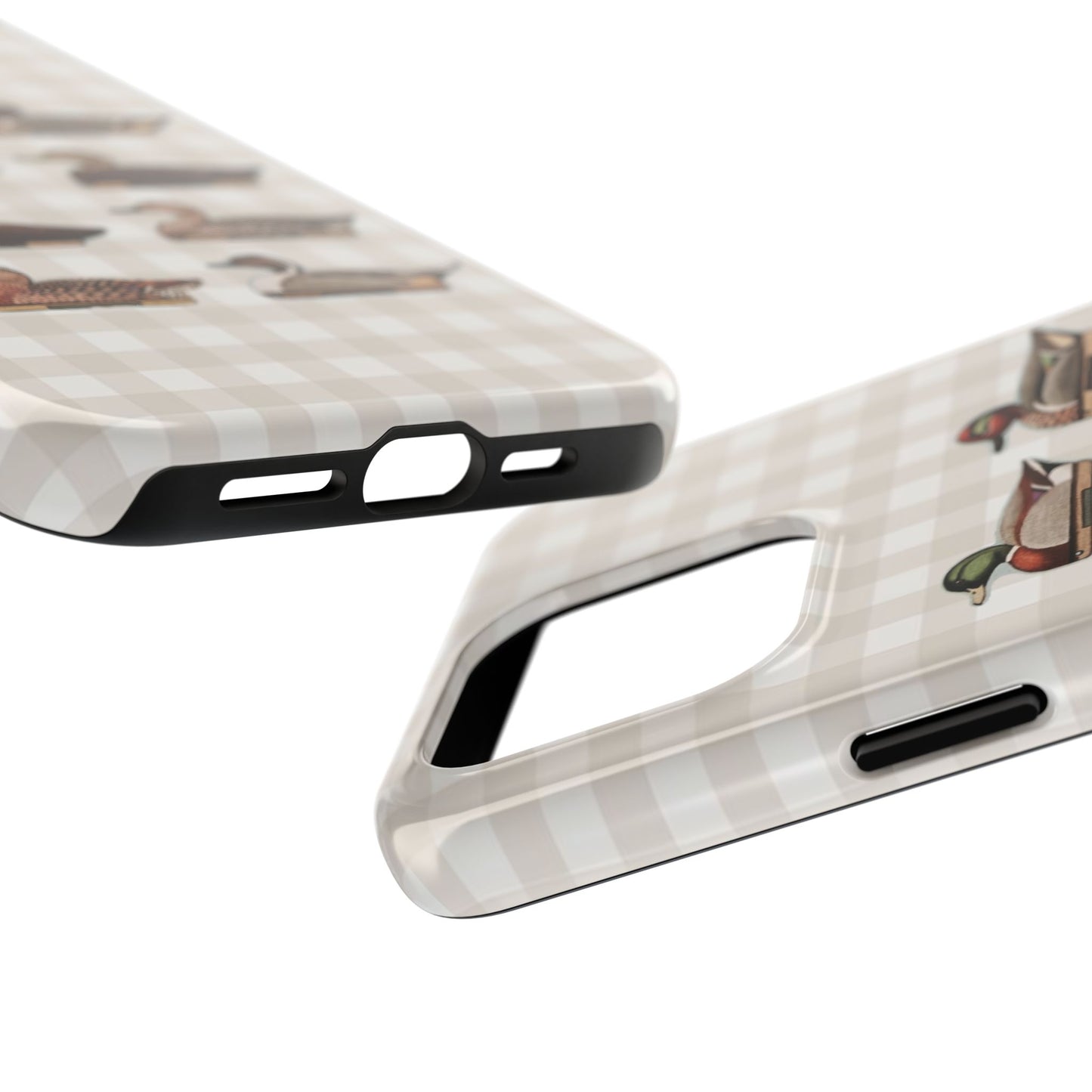 The Decoy Phone Case – Vintage Waterfowl Pattern
