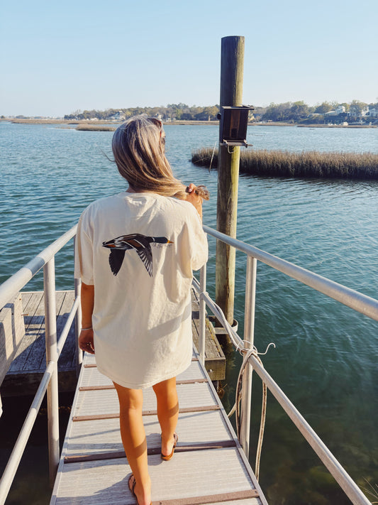 Ella Blue Boutique Mallard Tee - Unisex - Mock-pocket