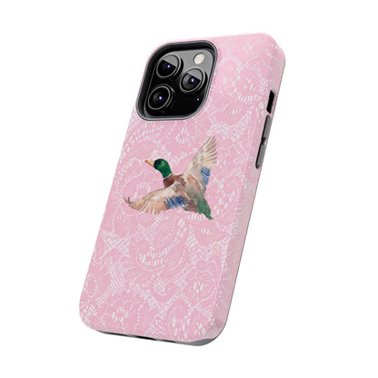 Pink Lace Mallard Phone Case