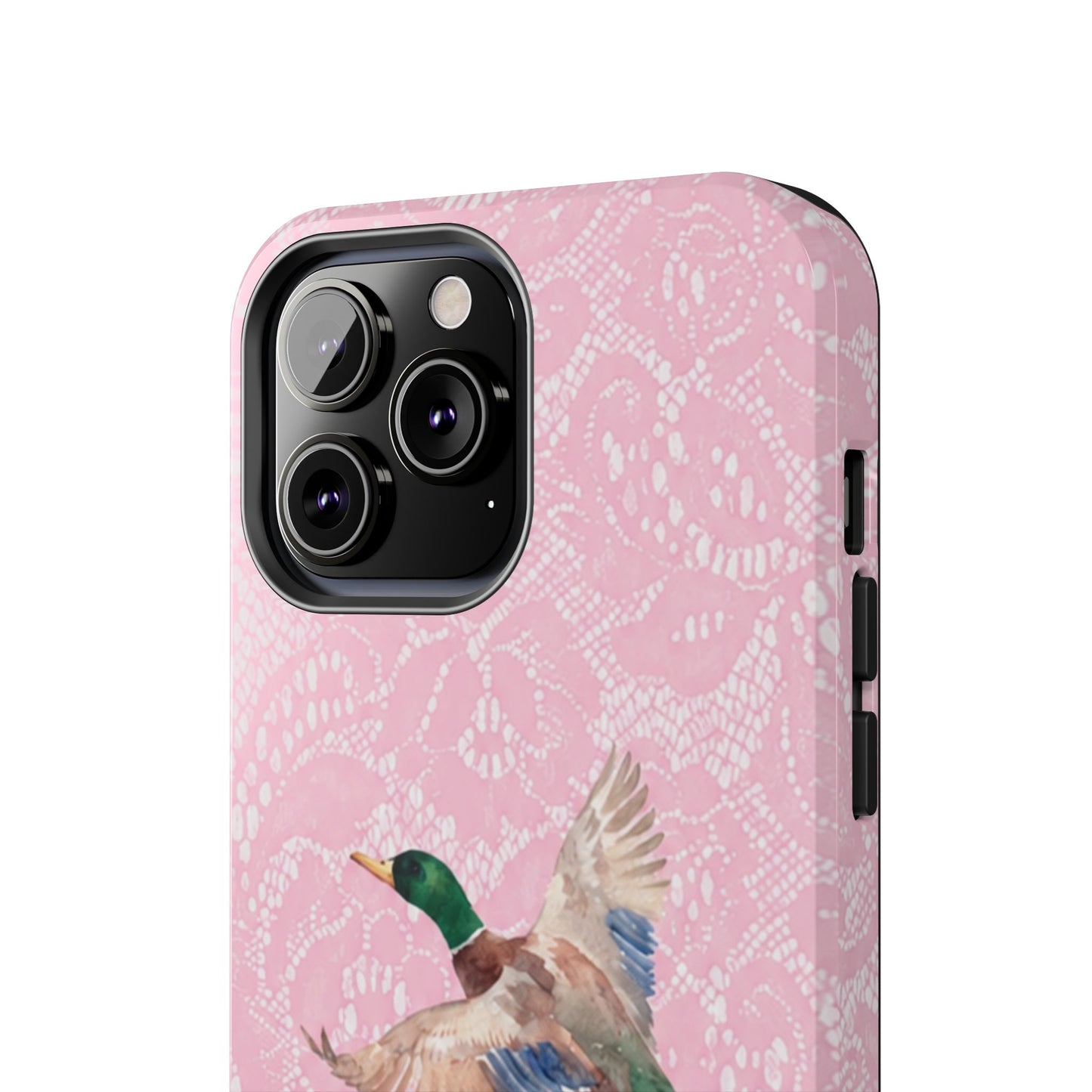 Pink Lace Mallard Phone Case