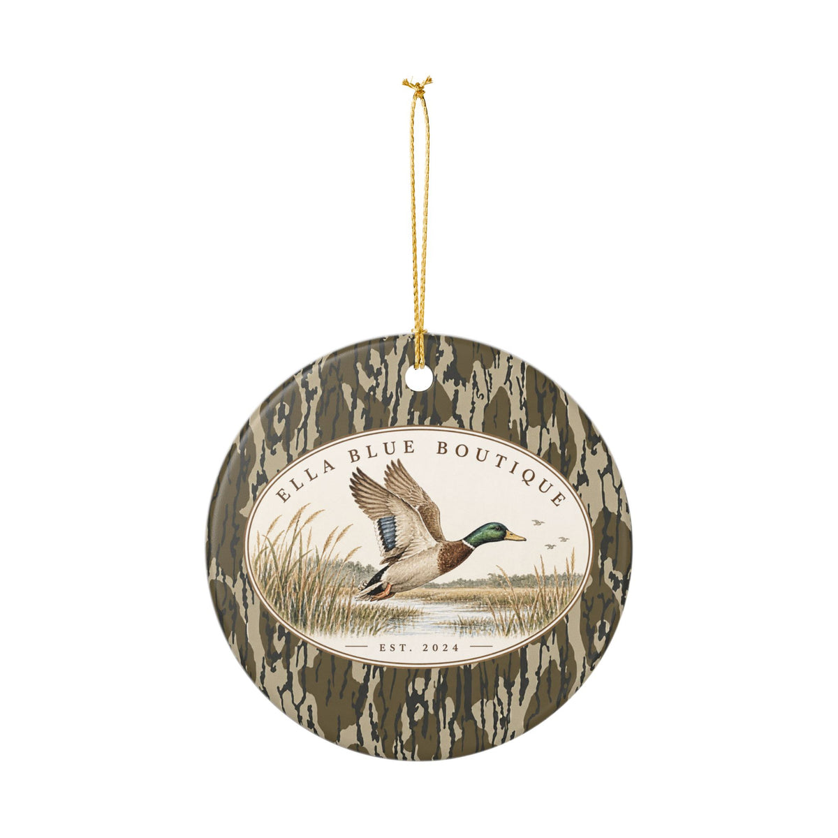 Ceramic Ornament – Mossy Oak x Ella Blue