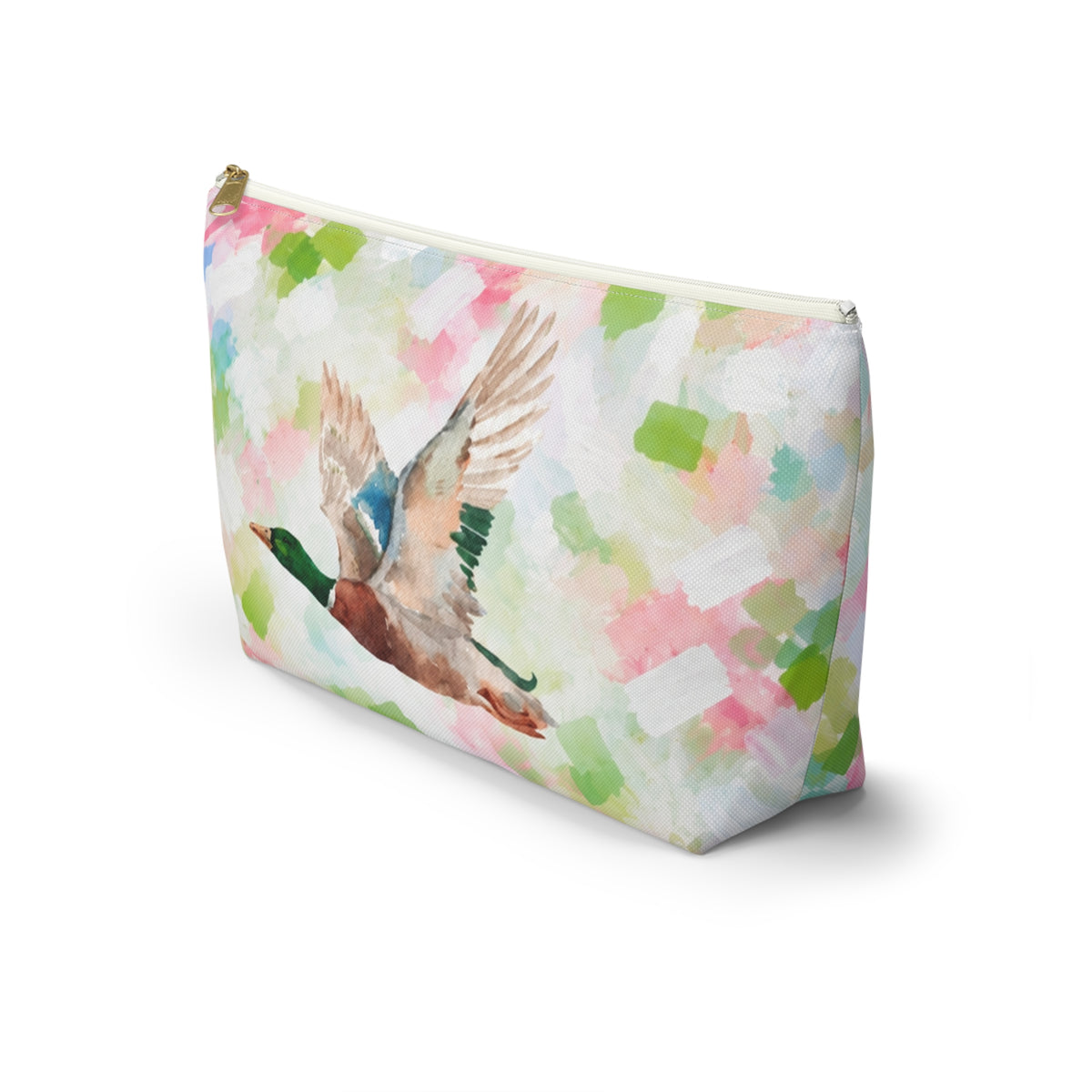 Mallard Duck Confetti Cosmetic Pouch