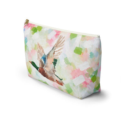 Mallard Duck Confetti Cosmetic Pouch