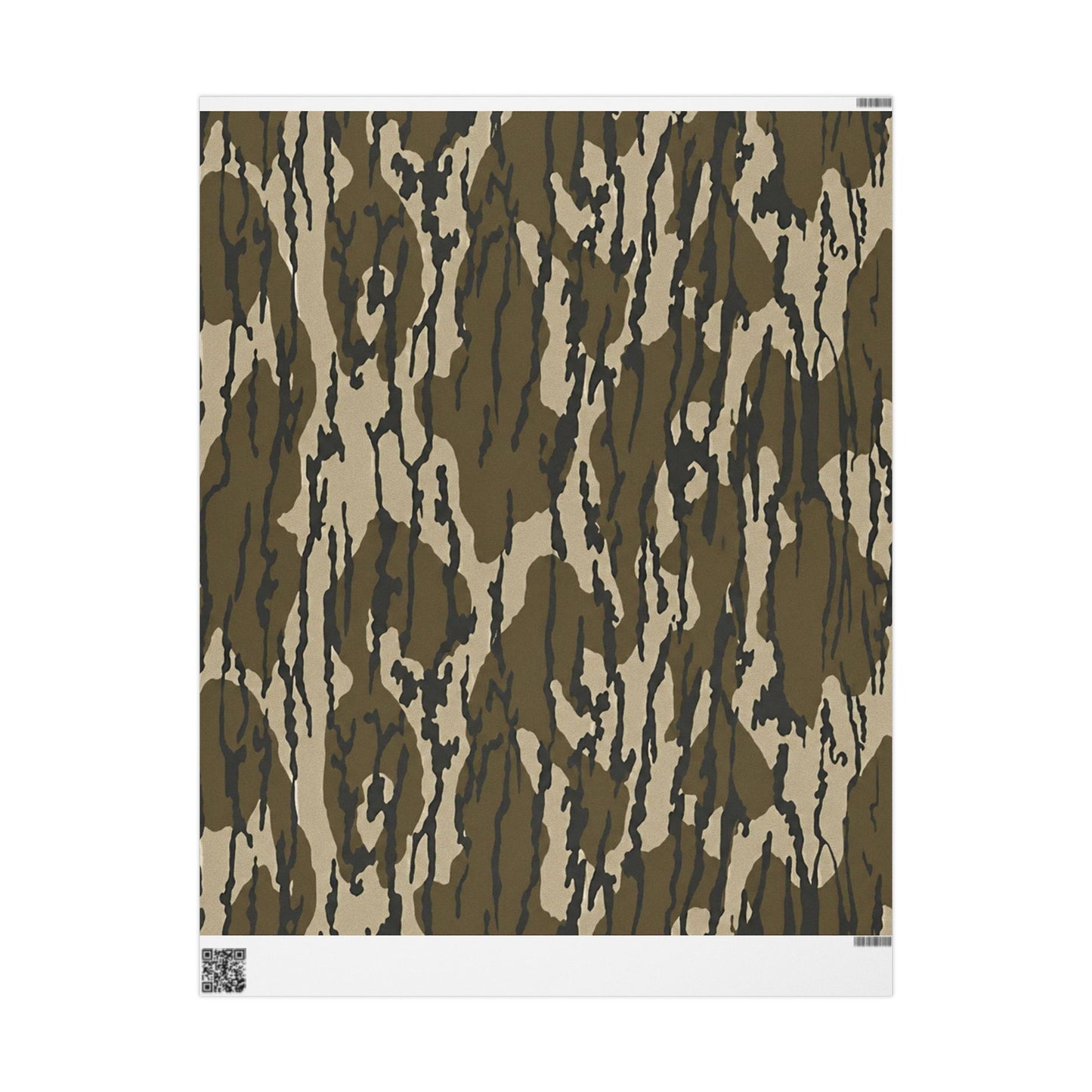 Camo Woodland Wrapping Paper