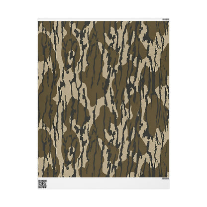 Camo Woodland Wrapping Paper
