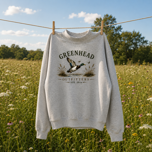 Greenhead Outfitters Mock Neck - Ash Grey