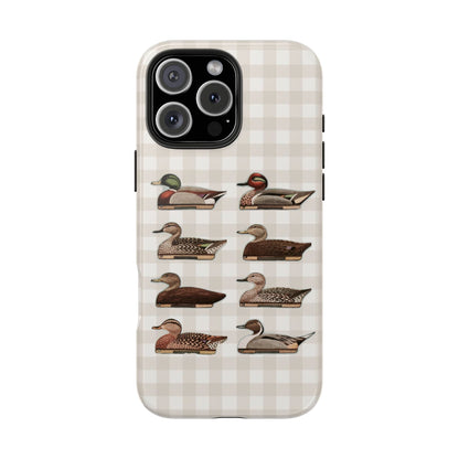 The Decoy Phone Case – Vintage Waterfowl Pattern