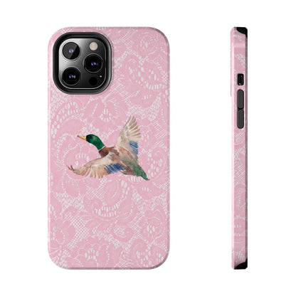 Pink Lace Mallard Phone Case