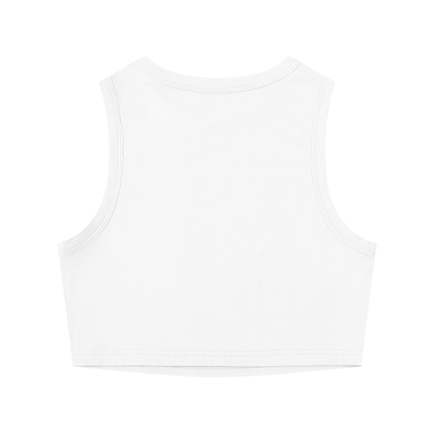 Faux Rhinestone Women's Crop Tank Top